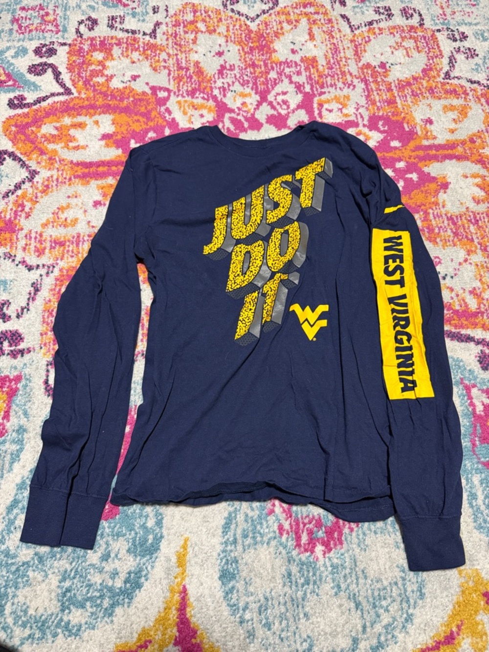 Nike Long Sleeve Tee WVU West Virginia University